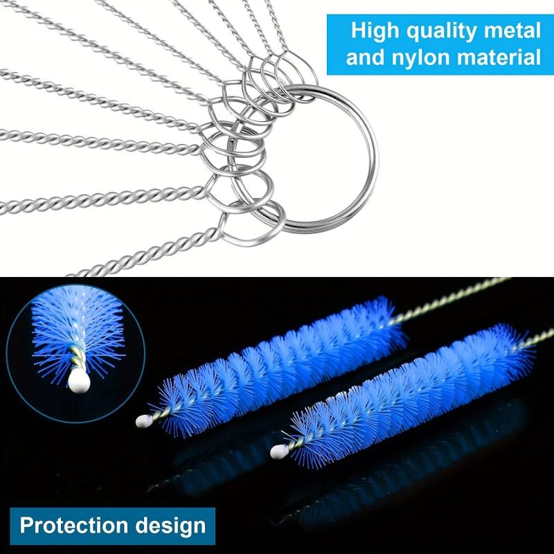 16pcs Reusable Straw Cleaning Brushes Assorted Colors