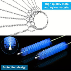 16pcs Reusable Straw Cleaning Brushes Assorted Colors