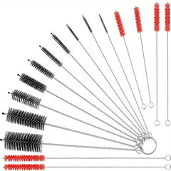 16pcs Reusable Straw Cleaning Brushes Assorted Colors