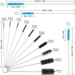 16pcs Reusable Straw Cleaning Brushes Assorted Colors
