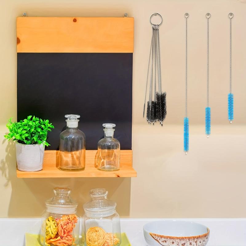 16pcs Reusable Straw Cleaning Brushes Assorted Colors