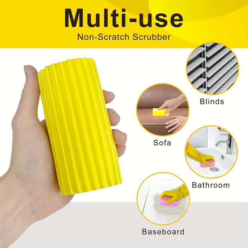 3pcs 4pcs Damp Clean Duster Sponge Sponge Cleaning Brush Duster