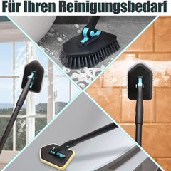 3-in-1 Long Handle Shower Cleaning Brush