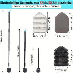 3-in-1 Long Handle Shower Cleaning Brush