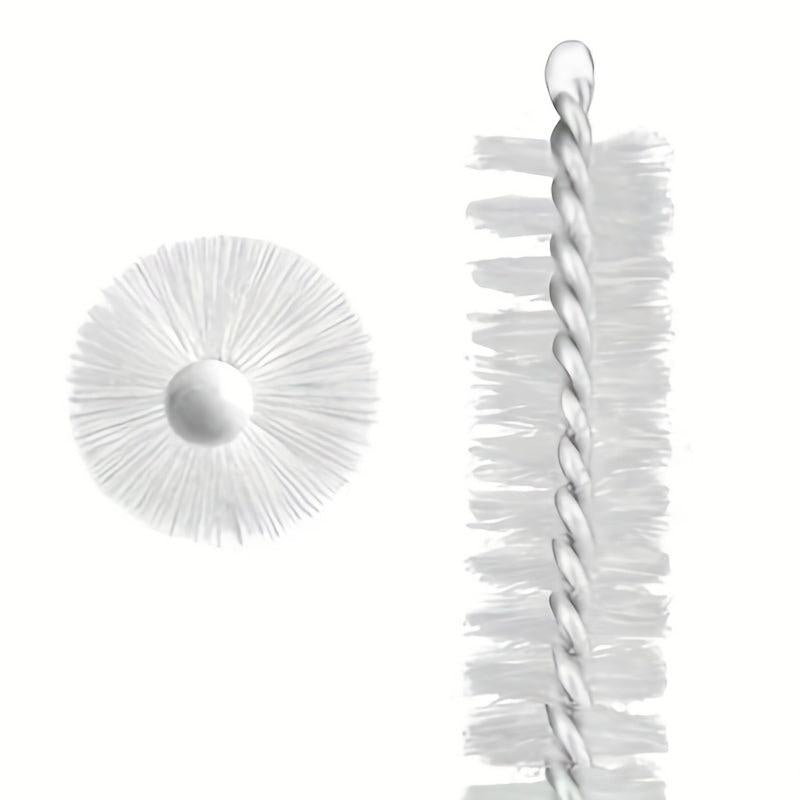 6pcs Straw Cleaner Brush Long Straw Brush Nylon Bristles Stainless Handle