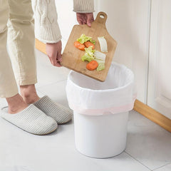3 Rolls Drawstring Garbage Bags Thickened Kitchen Trash Bags Leak Proof Bin Line