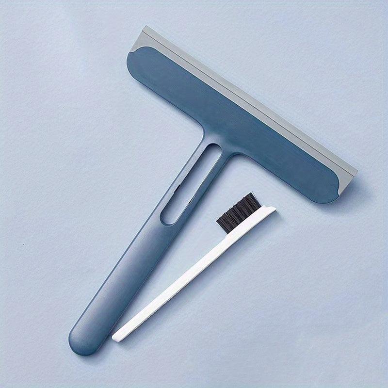 Portable Glass Cleaning Brush Double Sided Wiper Mesh Screen Cleaner Hair Sponge