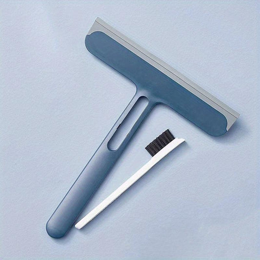 Portable Glass Cleaning Brush Double Sided Wiper Mesh Screen Cleaner Hair Sponge
