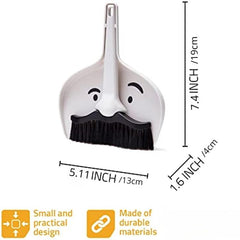 Funny Mini Cleaning Brush And Dustpan Set Handheld Sweeping Brush And Dustpan