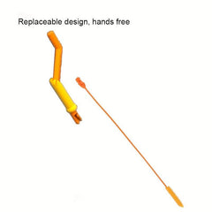 Easy Drain Snake Cleaner with Rotating Handle and Wand Refills