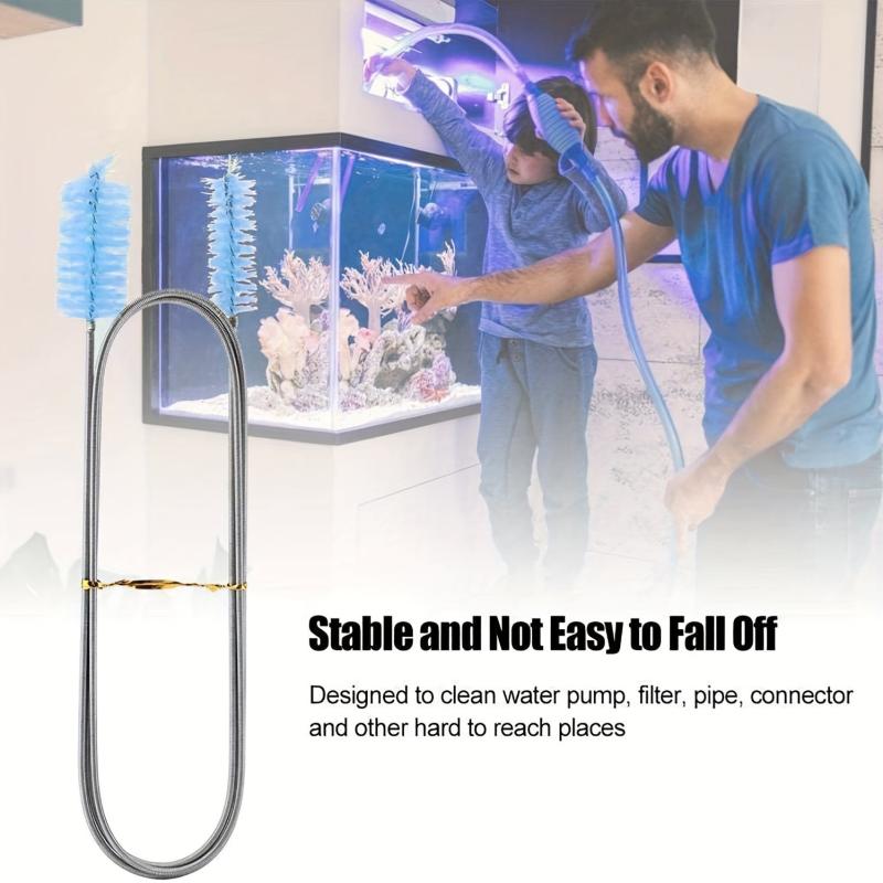 Flexible Drain Brush Nylon Tube Brush Elastic Hose Pipe Cleaning Brush
