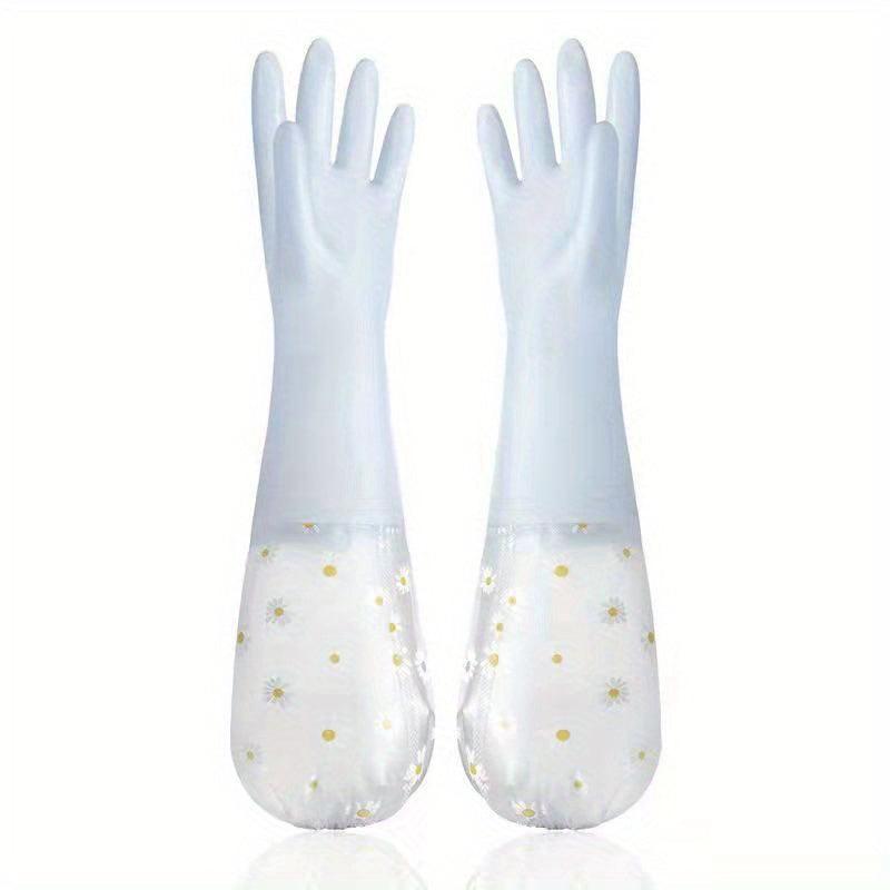 Thermal Dishwashing Gloves Waterproof Protective Non-slip Random