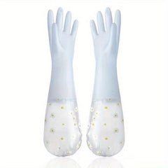 Thermal Dishwashing Gloves Waterproof Protective Non-slip Random