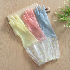 Thermal Dishwashing Gloves Waterproof Protective Non-slip Random