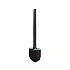 Silicone Toilet Brush Set Wall Mounted Long Handle Flexible Cleaner