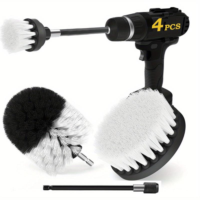 4 pcs Power Scrubber Brush Attachment Set All Purpose Cleaning Kit
