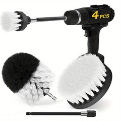 4 pcs Power Scrubber Brush Attachment Set All Purpose Cleaning Kit
