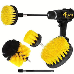 4 pcs Power Scrubber Brush Attachment Set All Purpose Cleaning Kit