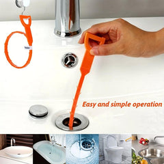 3pcs Drain Clog Cleaner Tool Household Pipeline Dredging Hook