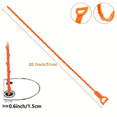 3pcs Drain Clog Cleaner Tool Household Pipeline Dredging Hook