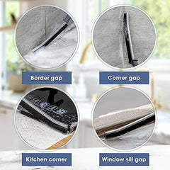 3pcs Gap Cleaning Brush Hard Bristle Window Fish Tank Groove Bathroom Corner