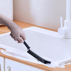 3pcs Gap Cleaning Brush Hard Bristle Window Fish Tank Groove Bathroom Corner