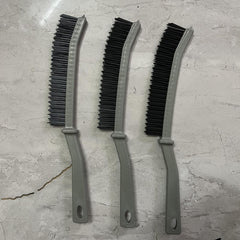 3pcs Gap Cleaning Brush Hard Bristle Window Fish Tank Groove Bathroom Corner