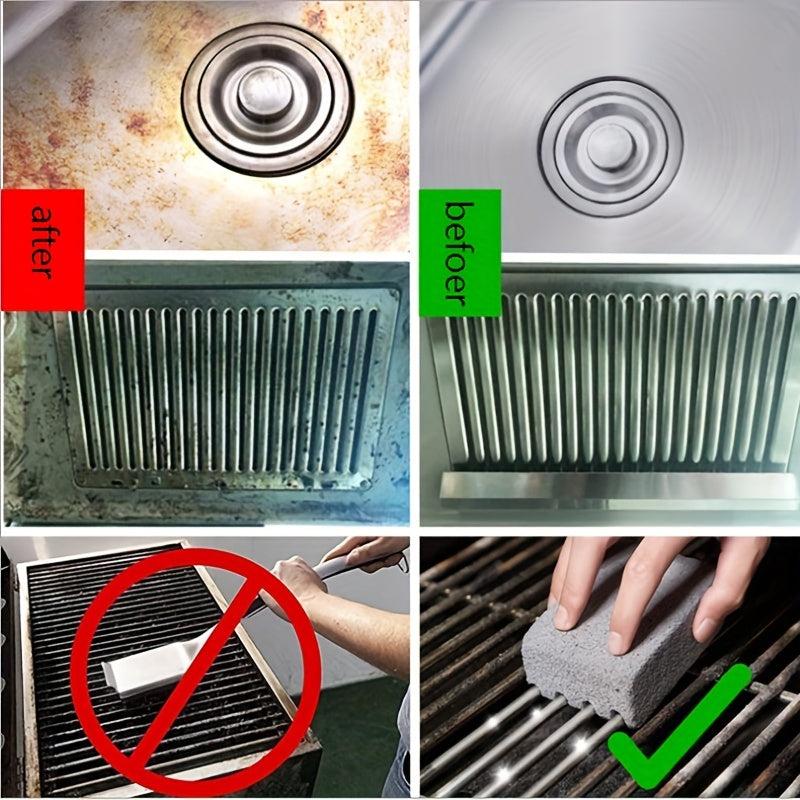 Grill Cleaner Brick Tool High Temp Resistant Foam Pumice Stone for BBQ Cleaning