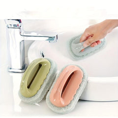Ceramic Tile Cleaning Brush with Handle