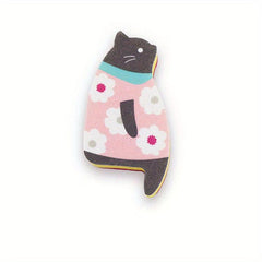 Natural Wood Pulp Non-Woven Cat Sponge - Reusable Dish Sponge