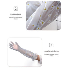 1 Pair Household Gloves Dishwashing Kitchen Laundry Long Waterproof Gloves