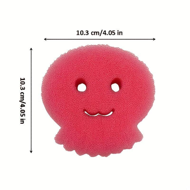 Octopus Cleaning Sponge Kitchen Brush Scouring Pad Sponge