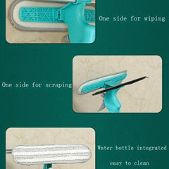Multifunctional Cleaning Brush with Watering Can Scraper & Wiping Head