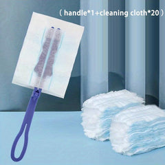 Electrostatic Duster with 10 Disposable Dust Brush Heads