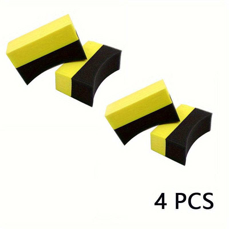 2pcs Car Wheel Cleaning Sponge Tire Wash Wiper Water Suction Sponge Pad
