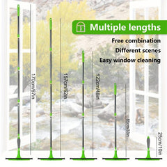 1pc Window Squeegee With 170 Long Handle Window Cleaning Squeegee Kit