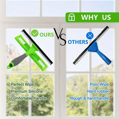 1pc Window Squeegee With 170 Long Handle Window Cleaning Squeegee Kit