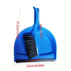 Mini Broom and Dustpan Set Portable Cleaning Tool Home Camping Green Orange