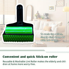 Stick It Roller Handheld Lint Roller Pet Hair Remover Reusable Washable