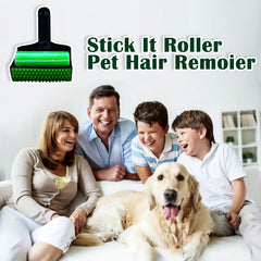 Stick It Roller Handheld Lint Roller Pet Hair Remover Reusable Washable