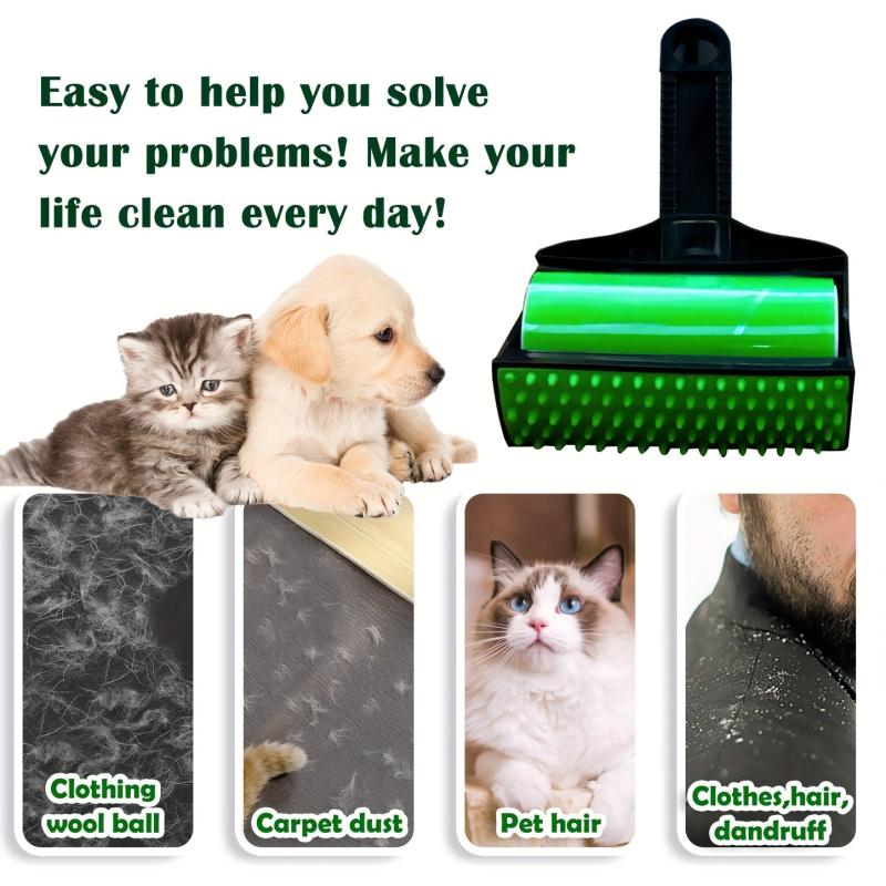 Stick It Roller Handheld Lint Roller Pet Hair Remover Reusable Washable