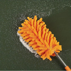 2pcs Adjustable Stretch Microfiber Duster Chenille Duster Car Office Cleaning