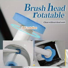 Disposable Toilet Bowl Brush With 8 Refills