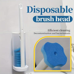 Disposable Toilet Bowl Brush With 8 Refills
