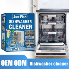 20pcs Dishwasher Cleaning Tablets Remove Stains and Dirt