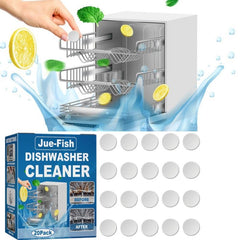 20pcs Dishwasher Cleaning Tablets Remove Stains and Dirt