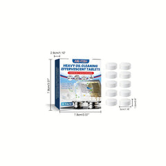 10pcs Kitchen Cleaning Effervescent Tablets Heavy Stains Remover