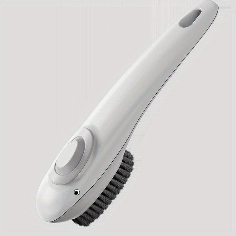 Little Whale Shape Cleaning Brush for Kitchen Bathroom with Liquid Release