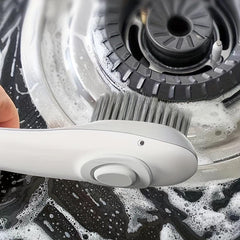Little Whale Shape Cleaning Brush for Kitchen Bathroom with Liquid Release