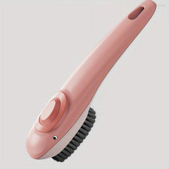 Little Whale Shape Cleaning Brush for Kitchen Bathroom with Liquid Release